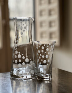 Juego de agua Puntiles - Pack Jarra + 4 vasos