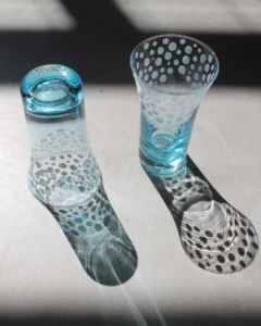 kittilby agua azul puntiles (1) Vasos Kittilby Agua - Pack de 2 vasos