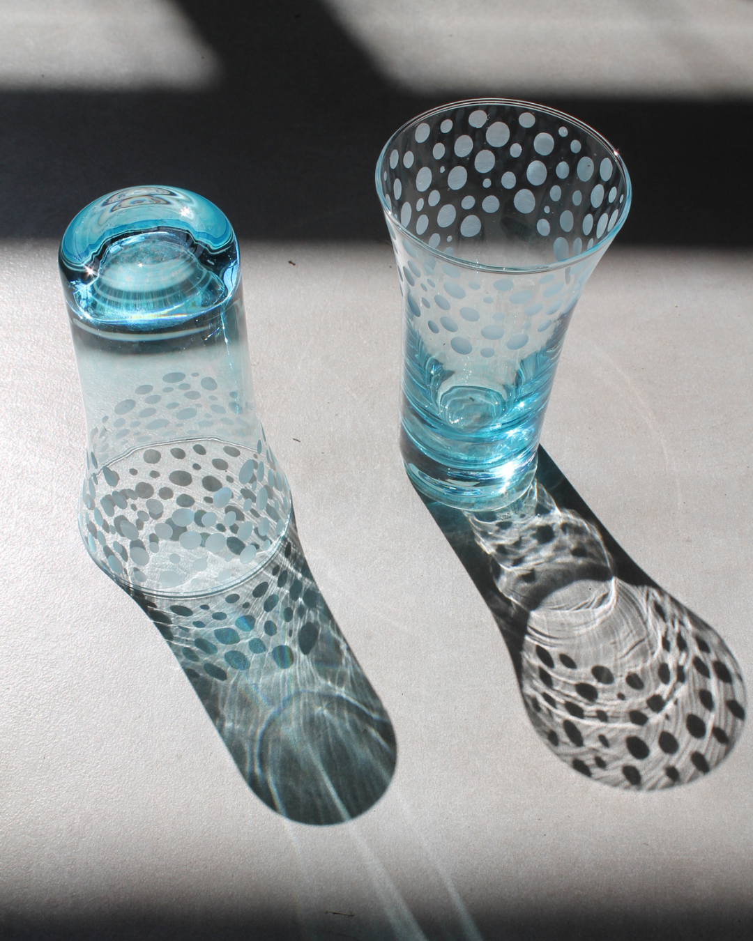 kittilby agua azul puntiles (1) Vasos Kittilby Agua - Pack de 2 vasos