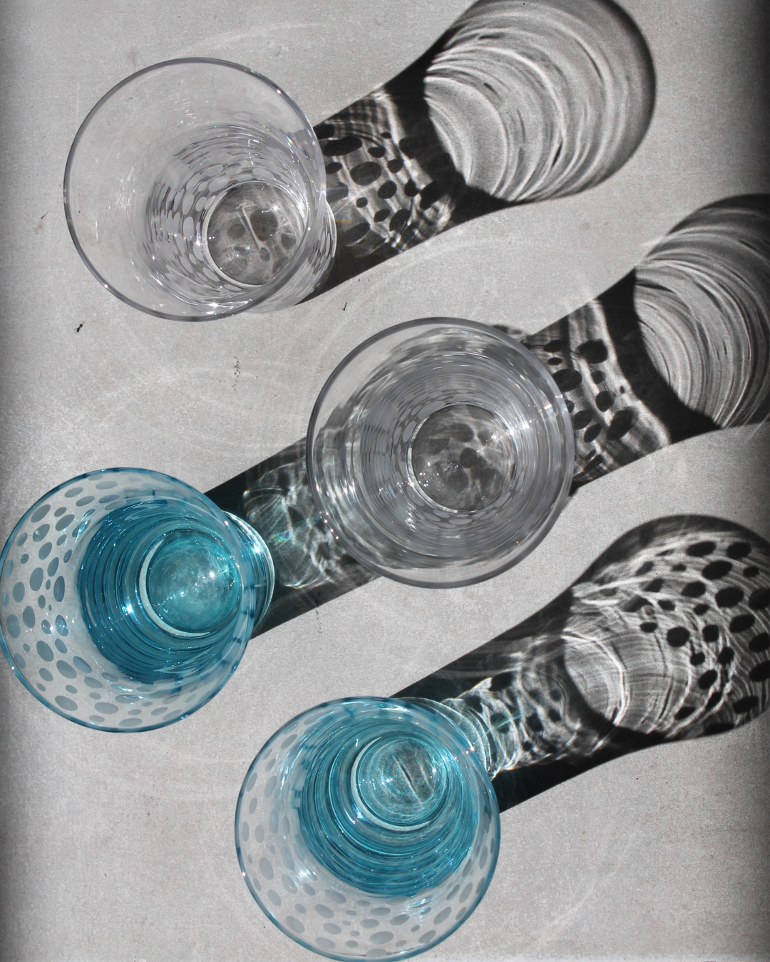 kittilby agua azul puntiles (4) Vasos Kittilby Agua - Pack de 2 vasos - Imagen 4